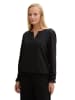 Tom Tailor Bluse in Schwarz