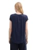 Tom Tailor Bluse in Dunkelblau