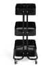 IDOMYA Essentials Trolley zwart - (B)44 x (H)75 x (D)36 cm