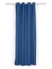 IDOMYA Essentials 2-delige set: gordijnen blauw - (L)240 x (B)135 cm