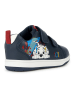 Geox Leder-Sneakers "New Flick" in Dunkelblau