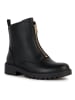 Geox Leren boots "Casey" zwart