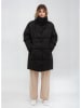 Monki Płaszcz zimowy w kolorze czarnym