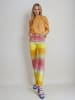 Monki Broek roze/oranje/geel
