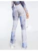 Monki Broek blauw/wit