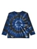 Bondi Longsleeve "Batikallover" in Blau/ Schwarz