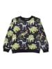 Bondi Sweatshirt "Dinoallover" in Schwarz/ Grün