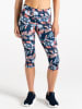 Dare 2b Trainingsleggings "Influential II" in Dunkelblau/ Hellblau/ Orange
