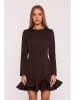 made of emotion Sukienka w kolorze brązowym