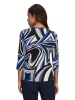 Betty Barclay Longsleeve in Schwarz/ Blau/ Creme