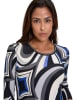 Betty Barclay Longsleeve in Schwarz/ Blau/ Creme