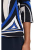 Betty Barclay Longsleeve in Schwarz/ Blau/ Creme