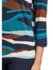 Betty Barclay Longsleeve donkerblauw/petrol/bruin