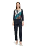 Betty Barclay Longsleeve in Dunkelblau/ Braun/ Beige