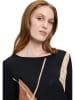 Betty Barclay Longsleeve in Schwarz/ Beige/ Camel