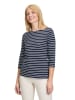 Betty Barclay Longsleeve in Dunkelblau/ Weiß