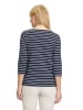 Betty Barclay Longsleeve in Dunkelblau/ Weiß