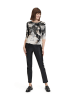 Betty Barclay Longsleeve in Schwarz/ Creme