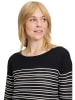 Betty Barclay Pullover in Schwarz/ Creme