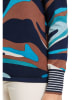 Betty Barclay Pullover in Türkis/ Blau/ Hellbraun