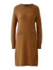 Oui Strickkleid in Camel