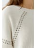 Oui Pullover in Creme