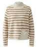 Oui Pullover in Camel/ Creme