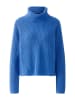 Oui Rollkragenpullover in Blau