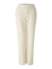Oui Spodnie w kolorze kremowym