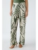 Oui Broek groen/wit