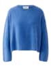 Oui Wollpullover in Blau