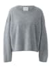 Oui Wollen trui grijs