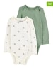 carter's 2-delige set: rompers groen/wit