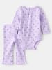 carter's 2tlg. Outfit in Lila
