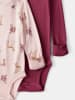 carter's 2-delige set: rompers lichtroze/rood