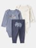 carter's 3tlg. Outfit in Blau/ Creme