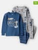 carter's 2-delige set: pyjama's grijs/blauw