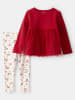 carter's 2tlg. Outfit in Rot/ Creme
