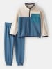 carter's 2tlg. Outfit in Blau/ Creme