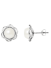 Pearl Addict Silber-Ohrstecker mit Perlen