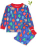 Toby Tiger Pyjama "Camping Bear" in Blau/ Rot