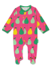 Toby Tiger Strampler "Pear" in Pink/ Grün