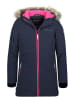 Trollkids Ski-/snowboardjas "Lifjell" donkerblauw/roze
