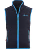 Trollkids Fleece bodywarmer "Arendal" donkerblauw/lichtblauw