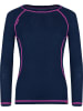 Trollkids 2-delige functionele ondergoedset "Kids Merino Baselayer" donkerblauw