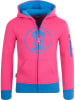 Trollkids Sweatjacke "Sortland"  in Rosa/ Blau