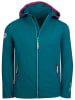 Trollkids Softshelljacke "Kvalvika" in Petrol
