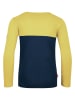 Trollkids Functioneel shirt "Bergen" geel/donkerblauw