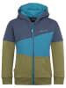 Trollkids Sweatvest "Alesund" kaki/blauw