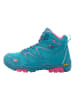 Trollkids Trekkingboots "Skarvan Hiker Mid" turquoise